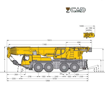 Аренда автокрана 100 тонн 52 м Liebherr LTM 1100 в Москве