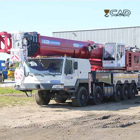 Аренда автокрана Галичанин 100 тонн стрела 51м с гуськом 30м.