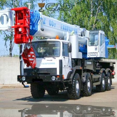 Аренда автокрана Галичанин КС-65721-6 60т