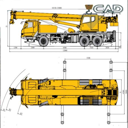 Аренда автокрана XCT20_S 20 тонн 90 метров