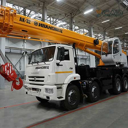 Аренда автокрана Ивановец 32 т 31 м