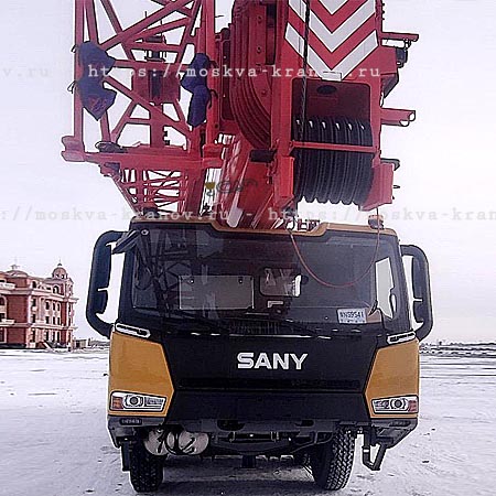 Аренда автокрана Sany 70 тонн 45,5  метров в Москве и Московской области